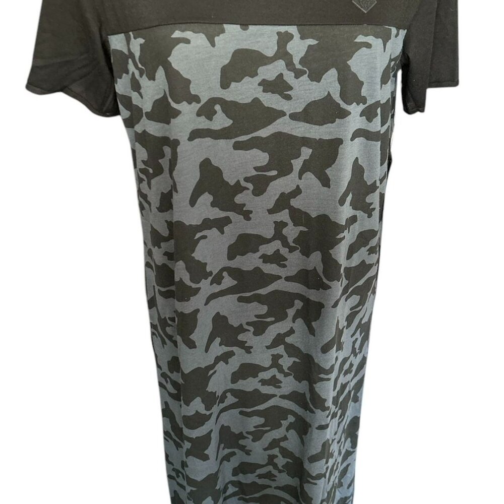 NWT Diamond Supply Co. Serif Knit Maxi Dress Dress Black And Gray Camo Size Smal